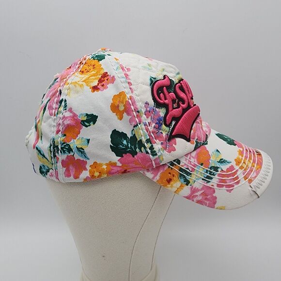 Robin Ruth Espana Quilted Hat Cap Allover Floral Embroidered Snapback Adjustable - Picture 3 of 10